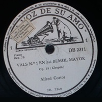La Voz De Su Amo : Cortot - Chopin Waltzes